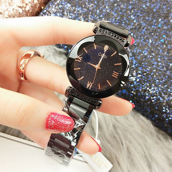 watch women's star face steel band korean version inlaid with yingchao, Slivery;brown
watch women's star face steel band korean version inlaid with yingchao, Slivery;brown
