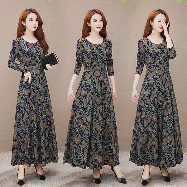 casual dresses 2022 spirng boho o-neck split party dress maxi korean women floral print long sleeve polyester, Black;gray
casual dresses 2022 spirng boho o-neck split party dress maxi korean women floral print long sleeve polyester, Black;gray