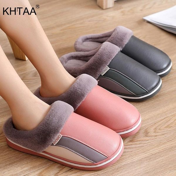 winter women's slippers pu indoor couple shoes ladies home floor female warm plush household large size, Black
winter women's slippers pu indoor couple shoes ladies home floor female warm plush household large size, Black