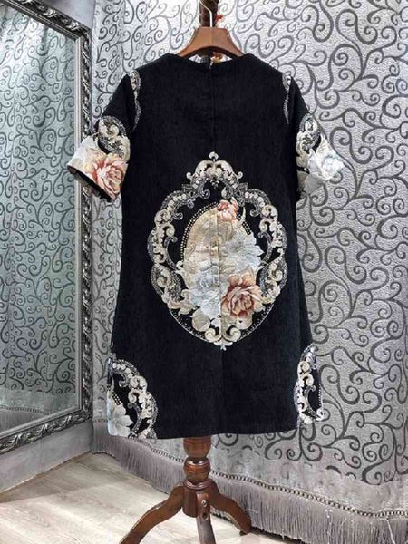 capris vintage 2021 spring summer fashionable women o-neck hand made beading short sleeve slim fitted club above knee, Black;gray
capris vintage 2021 spring summer fashionable women o-neck hand made beading short sleeve slim fitted club above knee, Black;gray