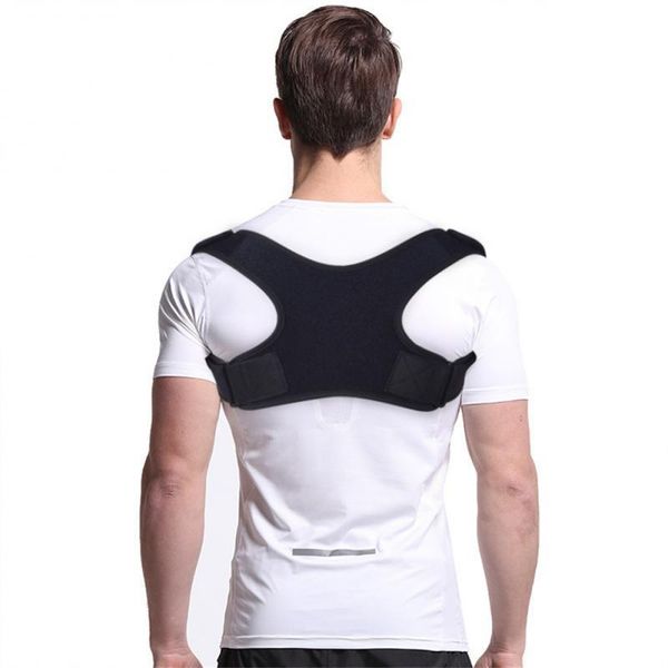 back support adjustable kyphosis correction belt with breathable clavicle posture sitting corrector, Black;blue
back support adjustable kyphosis correction belt with breathable clavicle posture sitting corrector, Black;blue