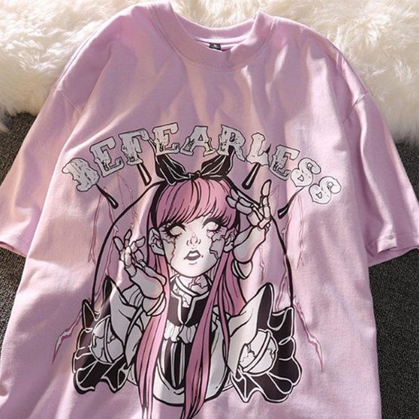 women's t-shirt estética da estação de goth feminina, camiseta feminina solta punk escuro grunge, blusa gótica para mulheres, roupas ha, White
women's t-shirt estética da estação de goth feminina, camiseta feminina solta punk escuro grunge, blusa gótica para mulheres, roupas ha, White