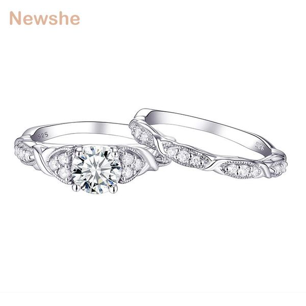 she 925 sterling silver wedding rings engagement band bridal set 1.5 s cubic zirconia vintage for women 1r0013 cluster, Golden;silver
she 925 sterling silver wedding rings engagement band bridal set 1.5 s cubic zirconia vintage for women 1r0013 cluster, Golden;silver