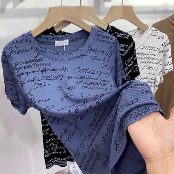 women's t-shirt ewsfv 2021 summer arrive women letter print round neck short sleeve inner wear korean style bottoming shirt, White
women's t-shirt ewsfv 2021 summer arrive women letter print round neck short sleeve inner wear korean style bottoming shirt, White