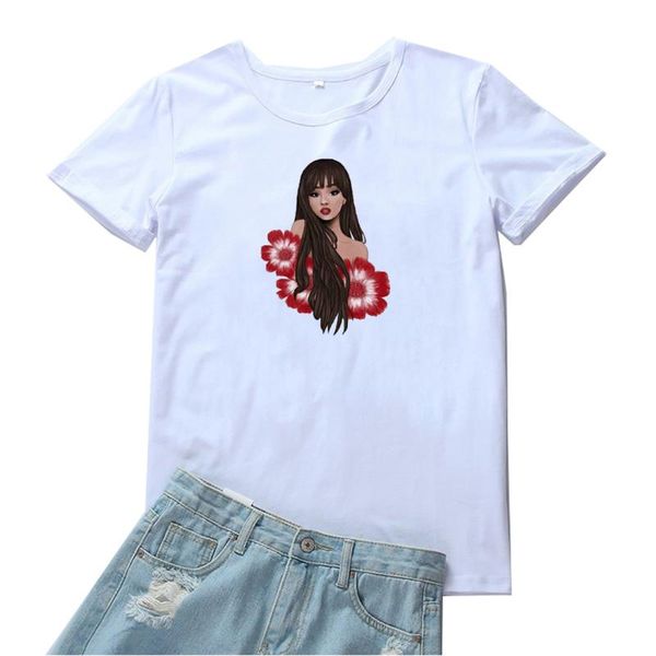 women's t-shirt beautiful girl print graphics women t shirt cotton kawaii clothe tshirt y2k aesthetic tee white camisetas mujer
women's t-shirt beautiful girl print graphics women t shirt cotton kawaii clothe tshirt y2k aesthetic tee white camisetas mujer