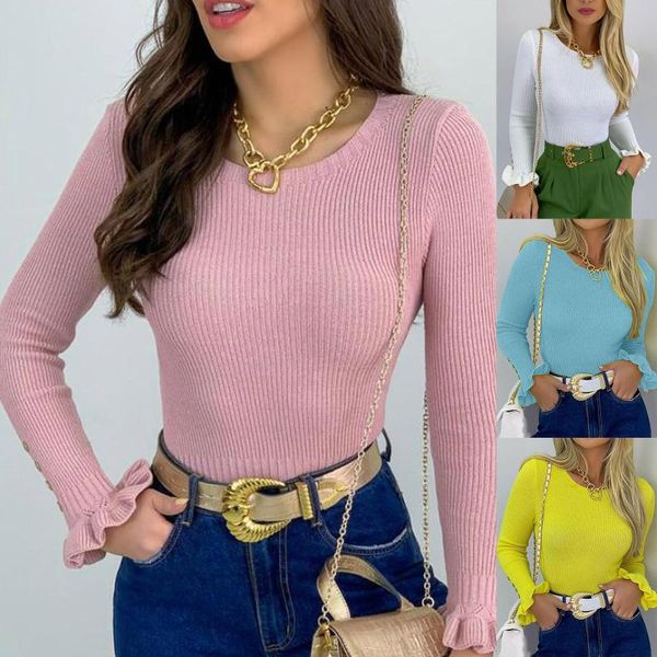 women's sweaters elegant knitted sweater women 2021 autumn winter o-neck solid knitwear casual fashion long sleeve tight ladies pullov, White;black
women's sweaters elegant knitted sweater women 2021 autumn winter o-neck solid knitwear casual fashion long sleeve tight ladies pullov, White;black