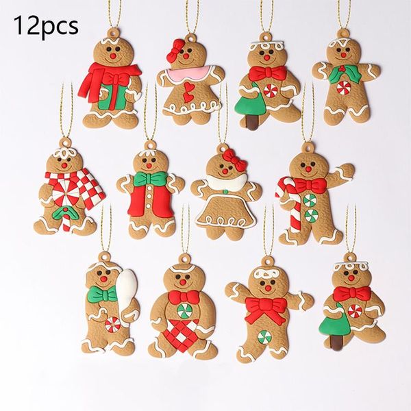 christmas decorations 6/12pcs gingerbread man tree hanging pendant xmas decor ornament year cute funny kid gift navidad home
christmas decorations 6/12pcs gingerbread man tree hanging pendant xmas decor ornament year cute funny kid gift navidad home