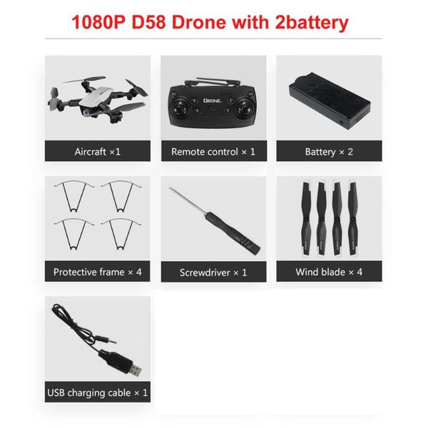 professional d58 foldable rc drone quadcopter with 1080p camera gesture po video optical flow position helicopter drones
professional d58 foldable rc drone quadcopter with 1080p camera gesture po video optical flow position helicopter drones