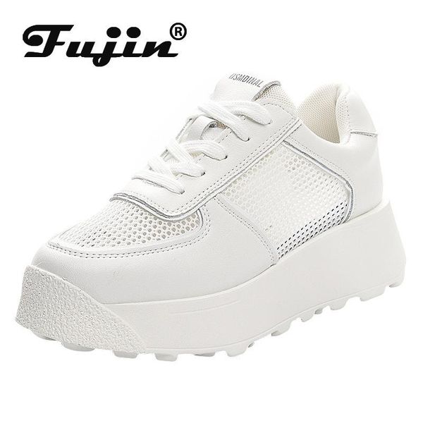 dress shoes fujin white genuine leather women platform wedge chunky sneakers air mesh hollow sumer heels breathable, Black
dress shoes fujin white genuine leather women platform wedge chunky sneakers air mesh hollow sumer heels breathable, Black