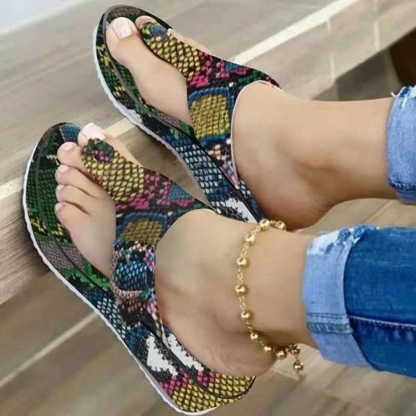 slippers summer ladies sandals fashion snake pattern beach open-toed flip flops outdoor comfortable platform casual shoes, Black
slippers summer ladies sandals fashion snake pattern beach open-toed flip flops outdoor comfortable platform casual shoes, Black