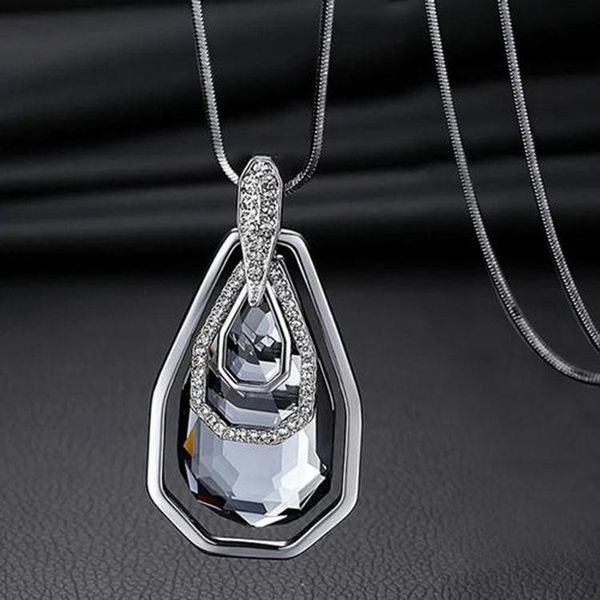 pendant necklaces multi-layer geometry long for women snake sweater chain luxury statement necklace fashion jewellery gift, Silver
pendant necklaces multi-layer geometry long for women snake sweater chain luxury statement necklace fashion jewellery gift, Silver