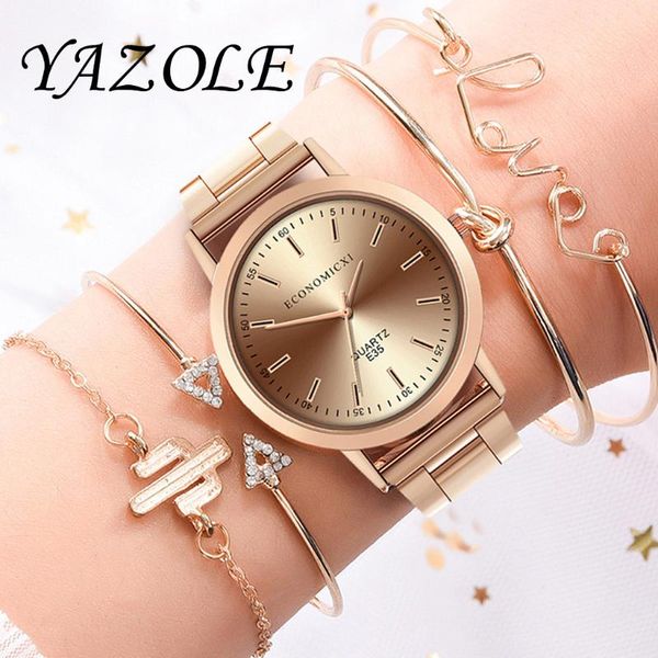 wristwatches brand bracelet watch yazole women's wristwatch economicxi quartz luxury gemstone love bracele, Slivery;brown
wristwatches brand bracelet watch yazole women's wristwatch economicxi quartz luxury gemstone love bracele, Slivery;brown