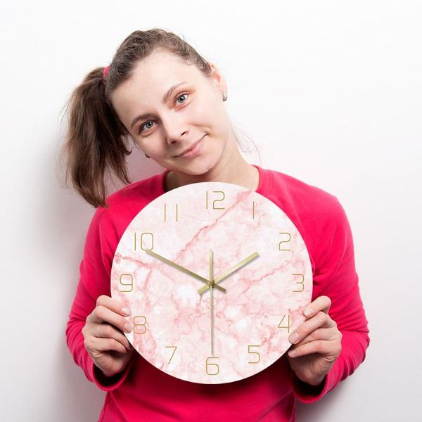 wall clocks modern design natural pink marble clock silent home living room decor art nordic watch bedroom kitchen decoration
wall clocks modern design natural pink marble clock silent home living room decor art nordic watch bedroom kitchen decoration