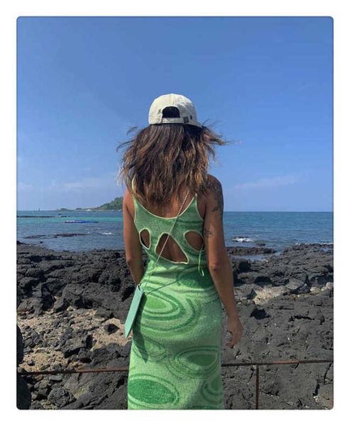summer jurk print knit bodycon women green y2k hollow out mouwlless spaghetti band beach midi jurken party, Black;gray
summer jurk print knit bodycon women green y2k hollow out mouwlless spaghetti band beach midi jurken party, Black;gray