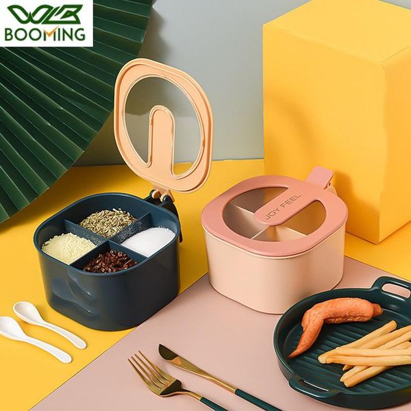wbbooming 4 grids pp seasoning spice storage box condiment bottles shaker jars organizer nordic cooking herbs toothpick holder
wbbooming 4 grids pp seasoning spice storage box condiment bottles shaker jars organizer nordic cooking herbs toothpick holder