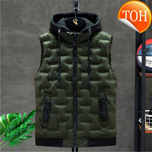 2021 selling new mens winter vest down casual waistcoat sleeveless jackets hooded, Black
2021 selling new mens winter vest down casual waistcoat sleeveless jackets hooded, Black