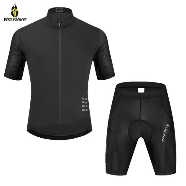 men cycling jersey set breathable reflective bicycle clothing kit downhill clothes mtb bike short sleeve shirts suit racing sets, Black;blue
men cycling jersey set breathable reflective bicycle clothing kit downhill clothes mtb bike short sleeve shirts suit racing sets, Black;blue