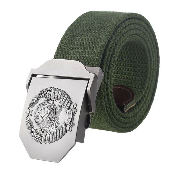 belts canvas belt 3d soviet national emblem metal buckle jeans for men cccp army military tactical male strap, Black;brown
belts canvas belt 3d soviet national emblem metal buckle jeans for men cccp army military tactical male strap, Black;brown