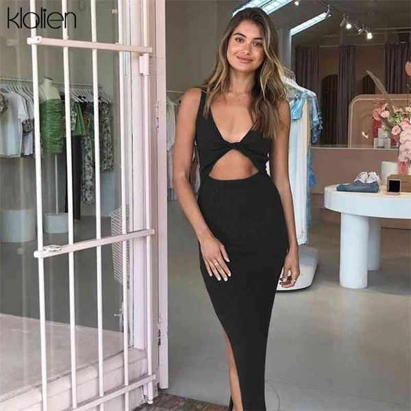 klalien spring summer backless fashion simple black rib knitting maxi dress office lady streetwear casual women's clothes 210323, Black;gray
klalien spring summer backless fashion simple black rib knitting maxi dress office lady streetwear casual women's clothes 210323, Black;gray