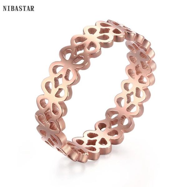 wedding rings nibastar flower hollowed out ring for women stainless steel fashion cute jewelry girl unique design valentine gift, Slivery;golden
wedding rings nibastar flower hollowed out ring for women stainless steel fashion cute jewelry girl unique design valentine gift, Slivery;golden
