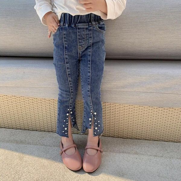 pearls jeans for girls boot cut kids solid children flare cowboy denim trousers clothing 2 4 6 8 year, Blue
pearls jeans for girls boot cut kids solid children flare cowboy denim trousers clothing 2 4 6 8 year, Blue