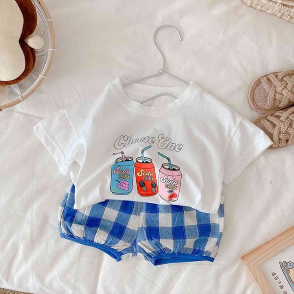 summer girls clothes suit korean o neck short sleeve floral and plaid shorts 2pcs set, White
summer girls clothes suit korean o neck short sleeve floral and plaid shorts 2pcs set, White