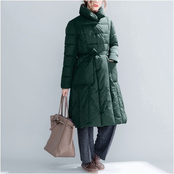 johnature women bandage parkas korean style coats winter pockets loose warm women cloths loose casual parkas coats 210521, Black
johnature women bandage parkas korean style coats winter pockets loose warm women cloths loose casual parkas coats 210521, Black