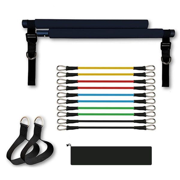 adjustable yoga pilates bar strength training fitness squat equipment pull rope elastic band home gym exercise resistance bands
adjustable yoga pilates bar strength training fitness squat equipment pull rope elastic band home gym exercise resistance bands