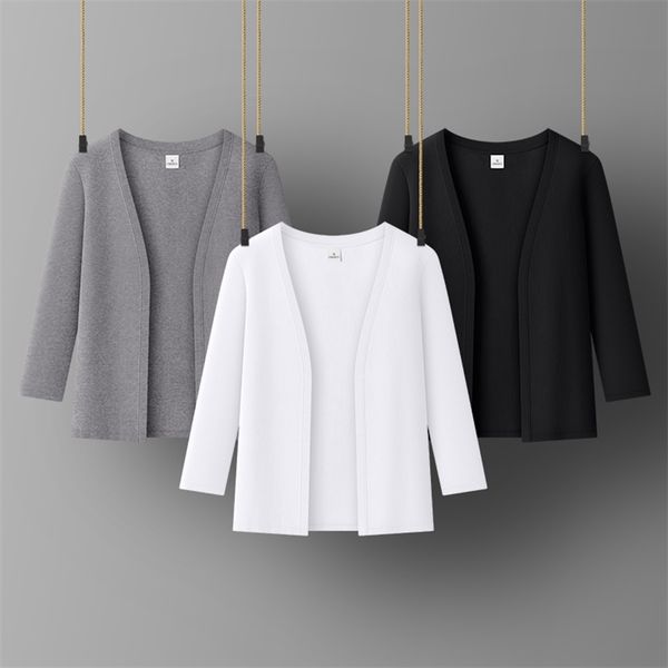 women cotton cuasual coat lady office jacket v-neck three quarter sleeve all match women 210722, Black;brown
women cotton cuasual coat lady office jacket v-neck three quarter sleeve all match women 210722, Black;brown