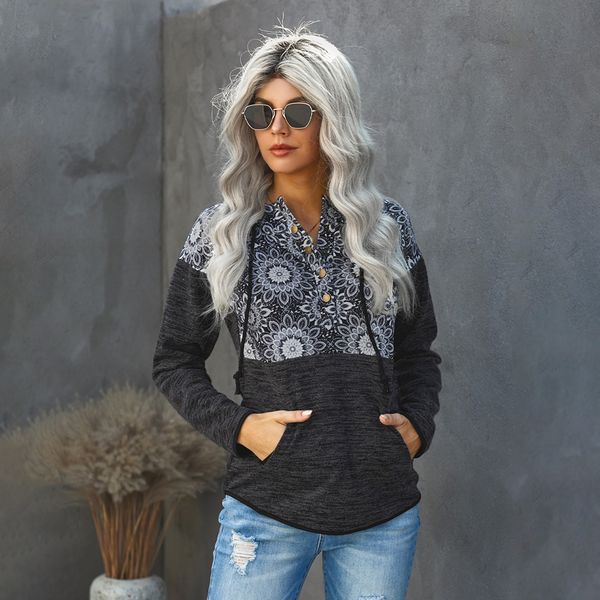 women's jackets autumn national retro style shirts contrast long sleeve color with women's casual hoodie iqzn, Black;brown
women's jackets autumn national retro style shirts contrast long sleeve color with women's casual hoodie iqzn, Black;brown