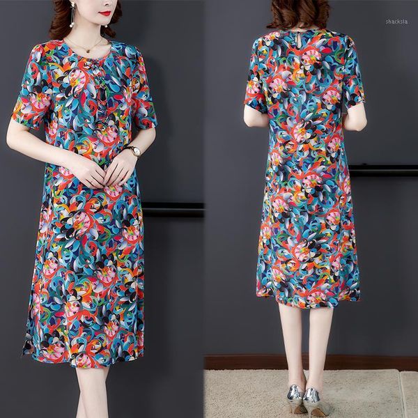 summer chinese style dress for women long short sleeve ladies printing fashion beach vacation imitation silk casual dresses, Black;gray
summer chinese style dress for women long short sleeve ladies printing fashion beach vacation imitation silk casual dresses, Black;gray