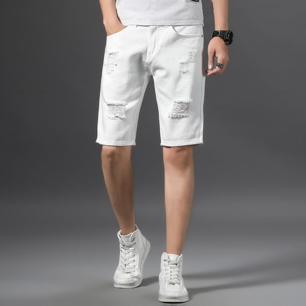 summer 2021 fashion brand capris men's perforated shorts loose straight casual white jeans, Blue
summer 2021 fashion brand capris men's perforated shorts loose straight casual white jeans, Blue