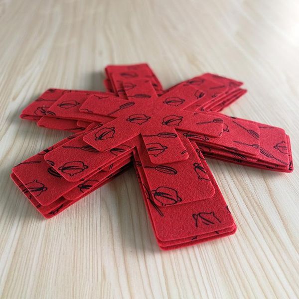 mats & pads 1 pcs pot pan protectors gray print divider to prevent scratching separate and protect surfaces for cookware
mats & pads 1 pcs pot pan protectors gray print divider to prevent scratching separate and protect surfaces for cookware