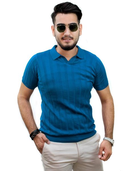 kulemoda blue color thin striped collar knitwear t-shirt men's t-shirts, White;black
kulemoda blue color thin striped collar knitwear t-shirt men's t-shirts, White;black