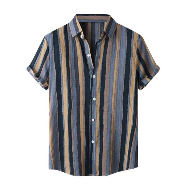 men's casual shirts vertical striped print summer daily short sleeve button turn-down collar men camisa masculina, White;black
men's casual shirts vertical striped print summer daily short sleeve button turn-down collar men camisa masculina, White;black