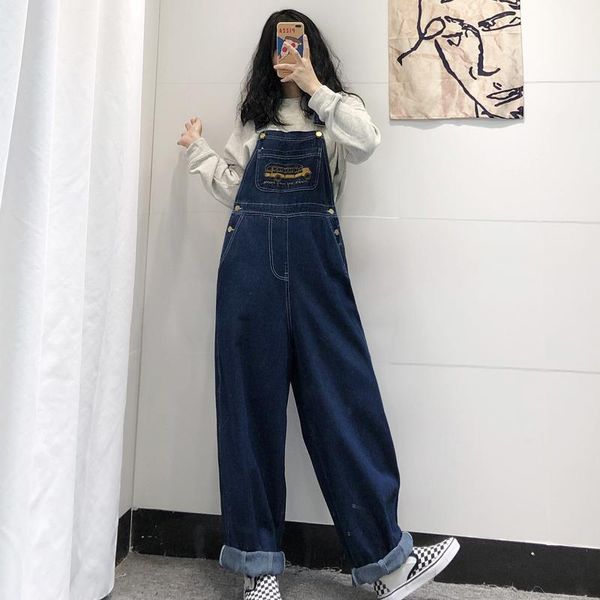 women's jeans woman pants spring 2021 suspender loose straight pantalones vaqueros mujer, Blue
women's jeans woman pants spring 2021 suspender loose straight pantalones vaqueros mujer, Blue