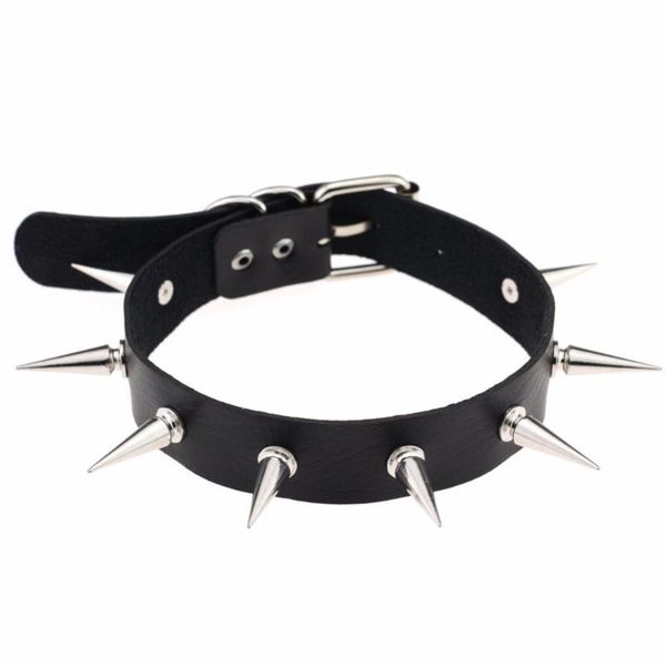 pu leather goth choker black spike belt collar women necklace for party club chockers gothic jewelry harajuku chokers, Golden;silver
pu leather goth choker black spike belt collar women necklace for party club chockers gothic jewelry harajuku chokers, Golden;silver