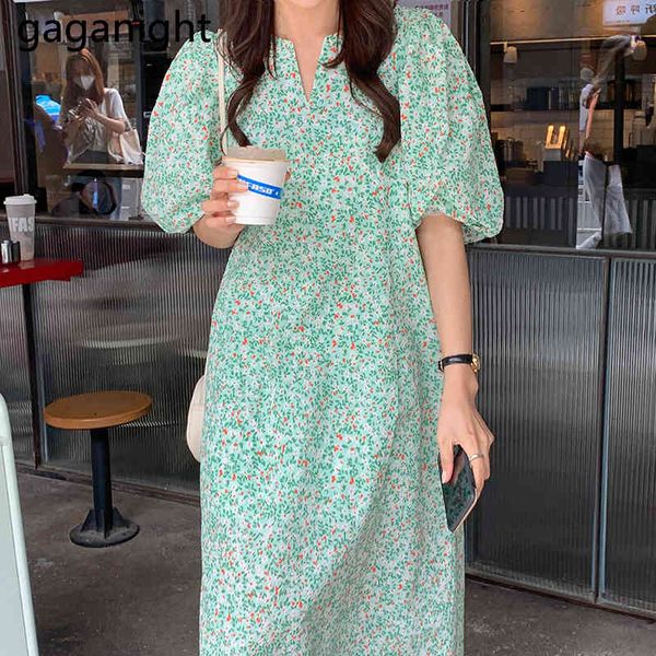 gaganight sweet women floral long dress short puff sleeve fashion lady bodycon robe all match dropship vestidos vintage 210519, Black;gray
gaganight sweet women floral long dress short puff sleeve fashion lady bodycon robe all match dropship vestidos vintage 210519, Black;gray