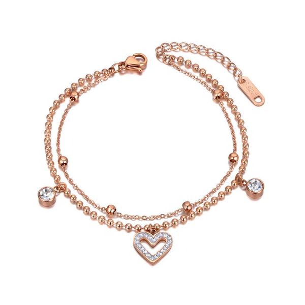 charm bracelets stainless steel cz crystal chain & link for women double layer bohemia heart bracelet pulseras b20218, Golden;silver
charm bracelets stainless steel cz crystal chain & link for women double layer bohemia heart bracelet pulseras b20218, Golden;silver