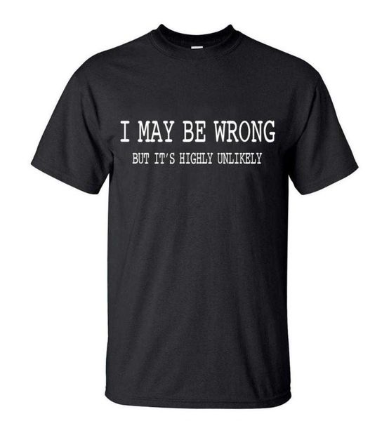 men's t-shirts i may be wrong but it's highly unlikely funny slogan t-shirt 100% cotton hip hop style tee, White;black
men's t-shirts i may be wrong but it's highly unlikely funny slogan t-shirt 100% cotton hip hop style tee, White;black