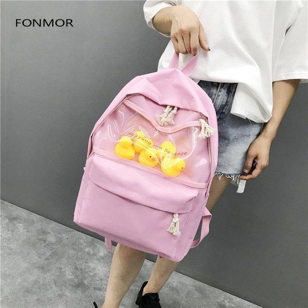 backpack 2021 transparent small yellow duck korean version harajuku girl high school student bag female tide 4 durk
backpack 2021 transparent small yellow duck korean version harajuku girl high school student bag female tide 4 durk