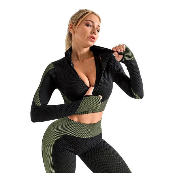 fitness women sports short seamless long sleeve finger cuff yoga crop workout zip jacket sportswear outfits, White;red
fitness women sports short seamless long sleeve finger cuff yoga crop workout zip jacket sportswear outfits, White;red