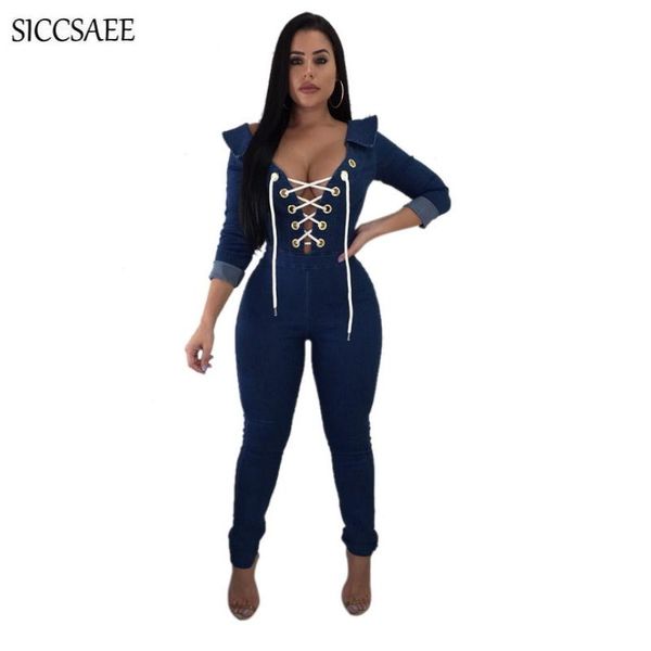 women's jumpsuits & rompers deep v neck ribbons lace up front denim and for women bodycon bandage bodysuit one piece overalls jeans, Black;white
women's jumpsuits & rompers deep v neck ribbons lace up front denim and for women bodycon bandage bodysuit one piece overalls jeans, Black;white