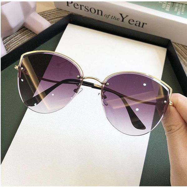 Rimless Cat Eye Sunglasses 2021 Women Shades Fashion Luxury Design Sun Glasses Clear Lens Street Eyewear For, White;black
Rimless Cat Eye Sunglasses 2021 Women Shades Fashion Luxury Design Sun Glasses Clear Lens Street Eyewear For, White;black