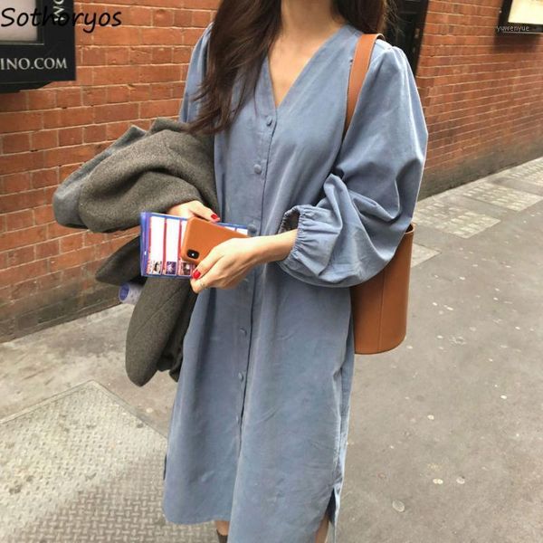 casual dresses women long sleeve dress single breasted solid retro adjustable waist elegant simple v-neck chic korean students, Black;gray
casual dresses women long sleeve dress single breasted solid retro adjustable waist elegant simple v-neck chic korean students, Black;gray