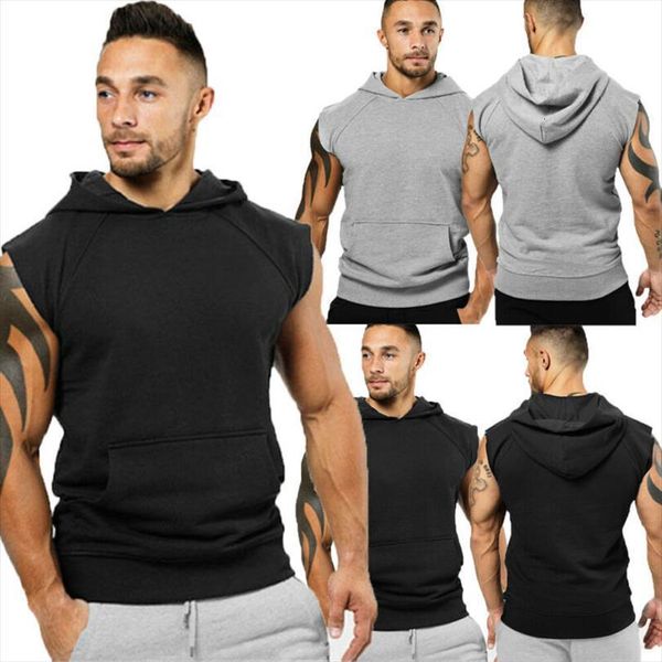 fashion mens vest hooded hoodie tank sweatshirt gym muscle sleeveless shirt cool streetwear, White;black
fashion mens vest hooded hoodie tank sweatshirt gym muscle sleeveless shirt cool streetwear, White;black