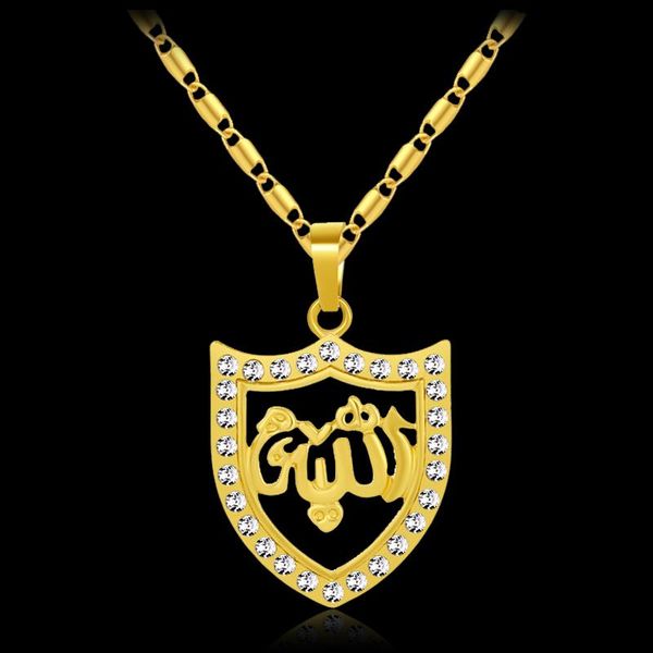 pendant necklaces classic gold color middle eastern muslim for islam religous jewelry bijoux femme, Silver
pendant necklaces classic gold color middle eastern muslim for islam religous jewelry bijoux femme, Silver