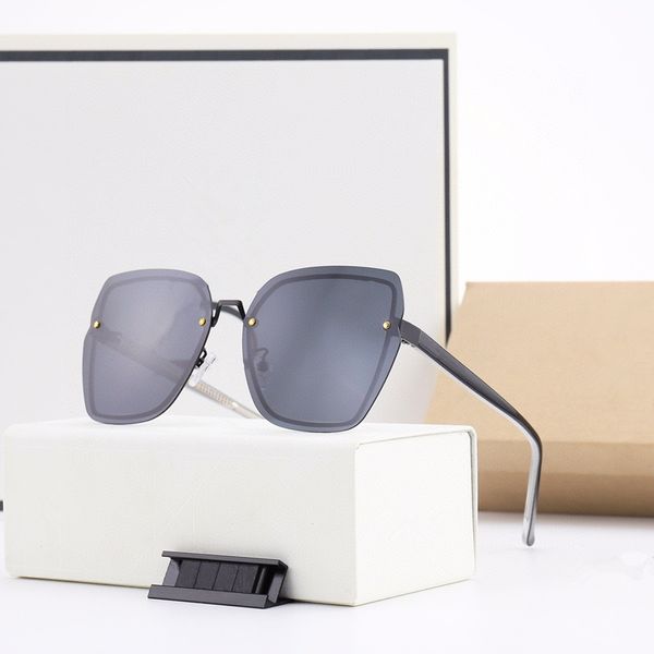 

polarized sunglasses for women frameless designer fashion sunglasse uv protection driving sun glasses ppfashionshop, White;black