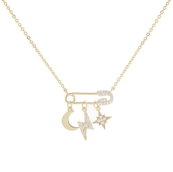 chains ins fashion women's necklace layer moon star pendant on neck gold color teen girls chokers girlfriend gift, Silver
chains ins fashion women's necklace layer moon star pendant on neck gold color teen girls chokers girlfriend gift, Silver