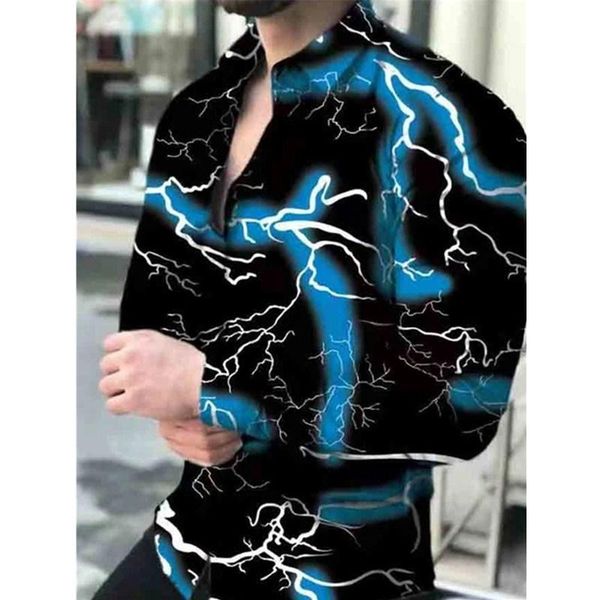 men's casual shirts autumn men digital printing shirt 2021 slim long sleeve turn-down collar button cardigan breasted special, White;black
men's casual shirts autumn men digital printing shirt 2021 slim long sleeve turn-down collar button cardigan breasted special, White;black